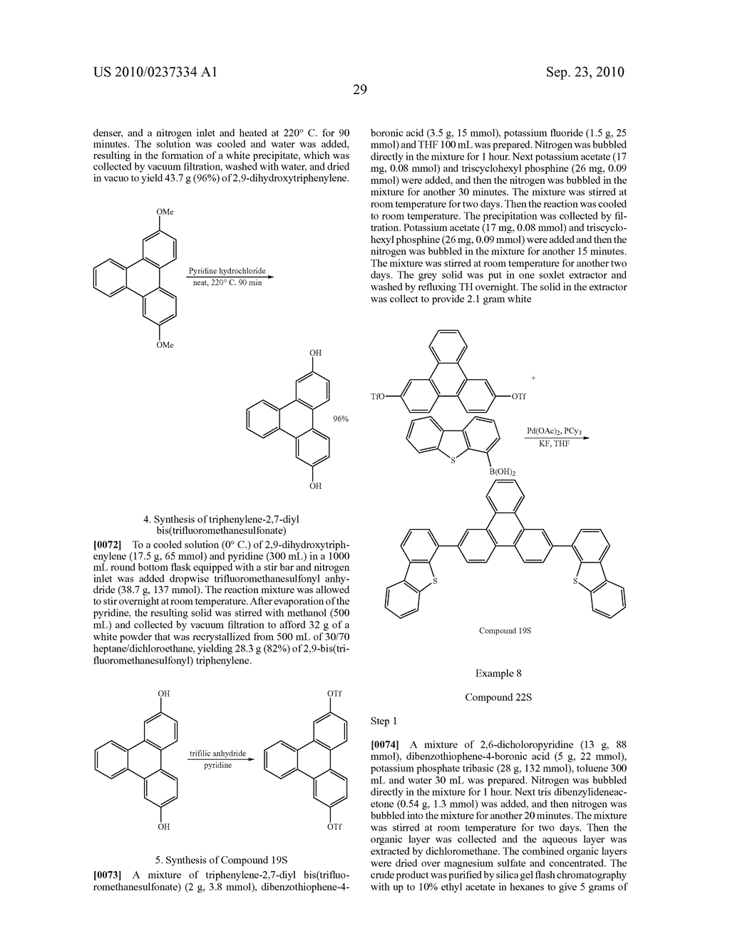 Benzo-Fused Thiophene or Bezon-Fused Furan Compounds Comprising a Triphenylene Group - diagram, schematic, and image 33