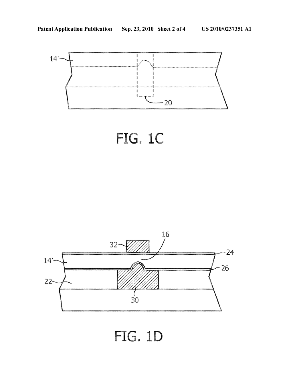 METHOD OF MANUFACTURING A DOUBLE GATE TRANSISTOR - diagram, schematic, and image 03