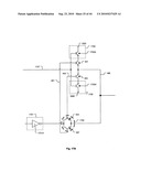 Channelized Gate Level Cross-Coupled Transistor Device with Non-Overlapping PMOS Transistors and Non-Overlapping NMOS Transistors Relative to Direction of Gate Electrodes diagram and image