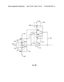 Channelized Gate Level Cross-Coupled Transistor Device with Non-Overlapping PMOS Transistors and Non-Overlapping NMOS Transistors Relative to Direction of Gate Electrodes diagram and image