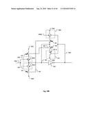 Channelized Gate Level Cross-Coupled Transistor Device with Equal Width PMOS Transistors and Equal Width NMOS Transistors diagram and image