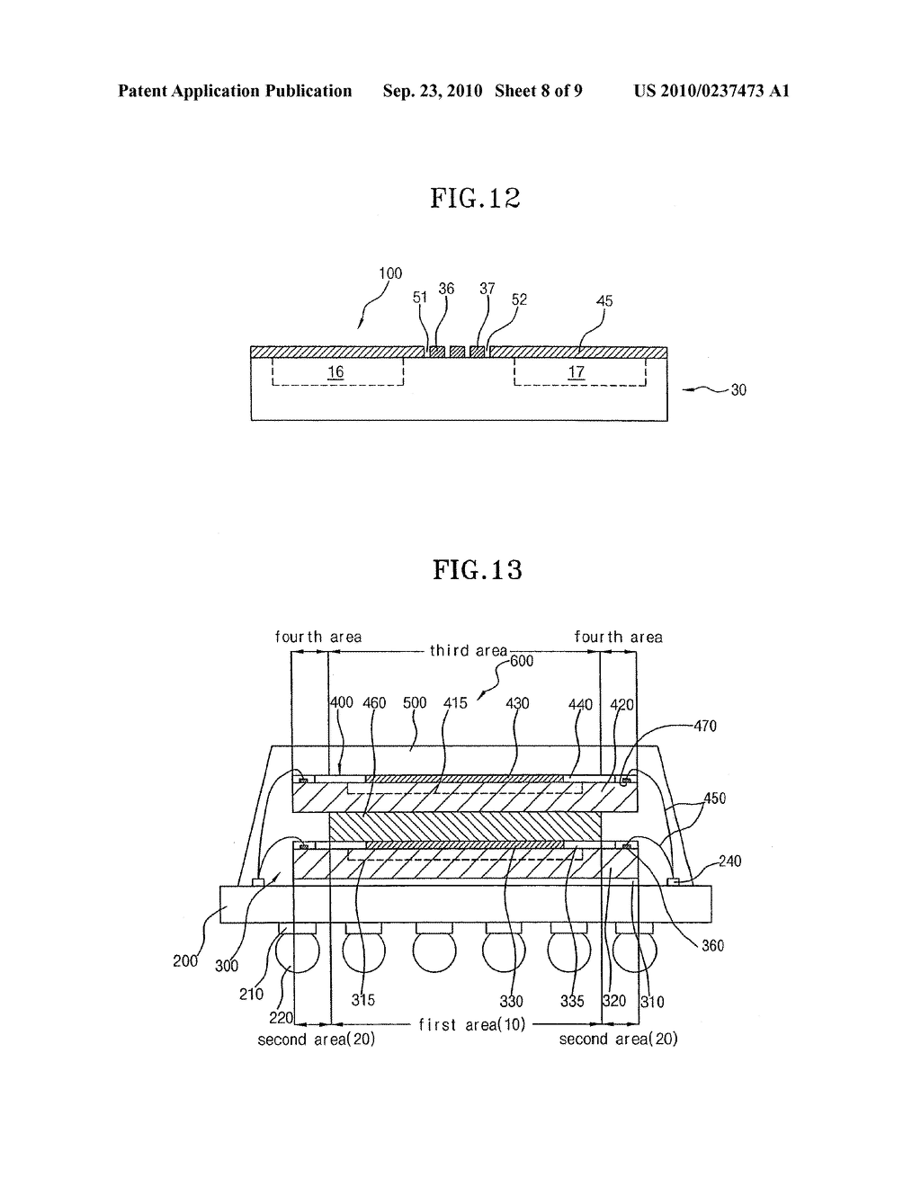 SEMICONDUCTOR DEVICE AND SEMICONDUCTOR PACKAGE HAVING THE SAME - diagram, schematic, and image 09