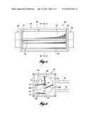 HINGED-BLADE CROSS-AXIS TURBINE FOR HYDROELECTRIC POWER GENERATION diagram and image