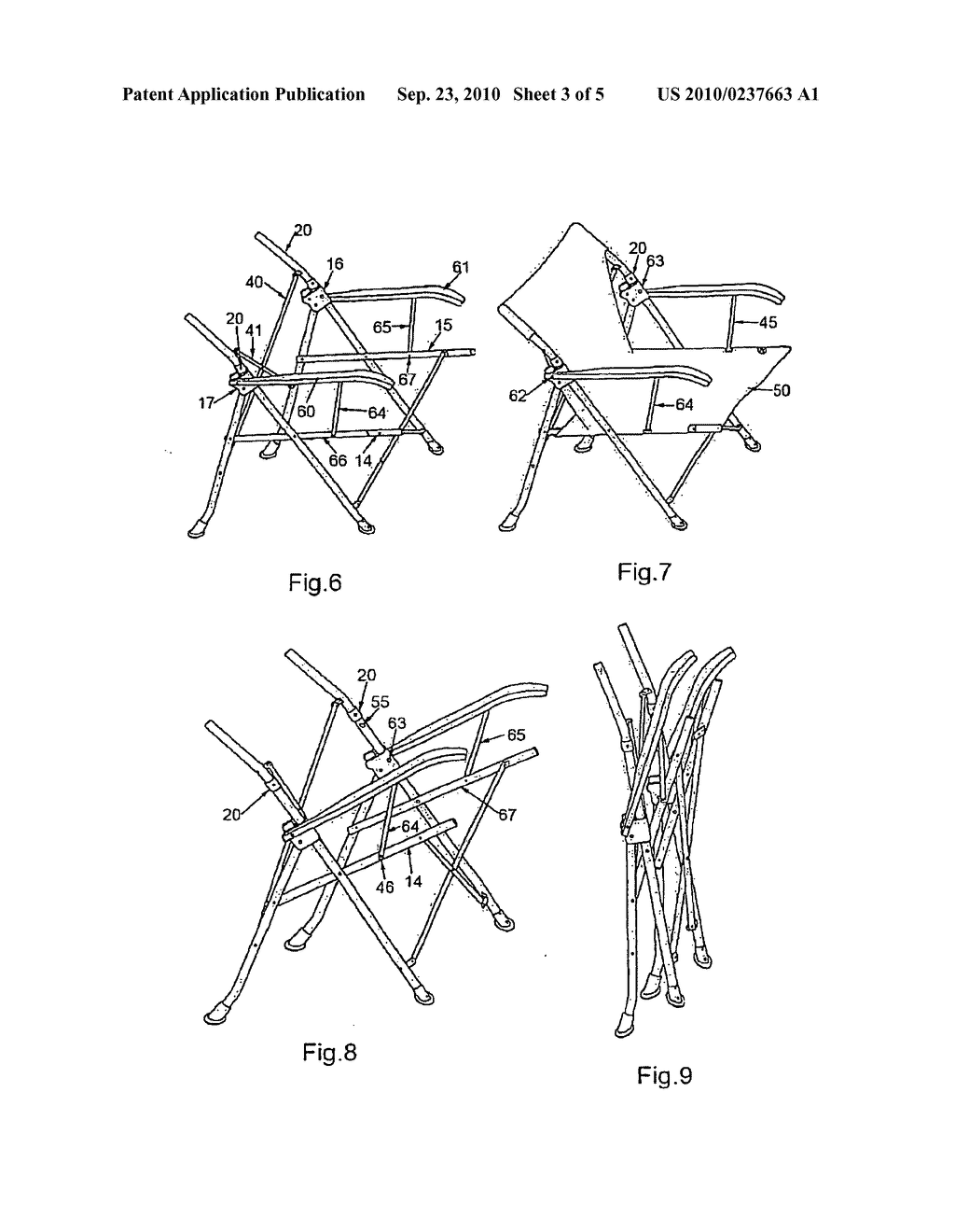 FOLDING FRAME FOR A FOLDING CHAIR WITH SEAT BACK AND SEAT COVER. - diagram, schematic, and image 04