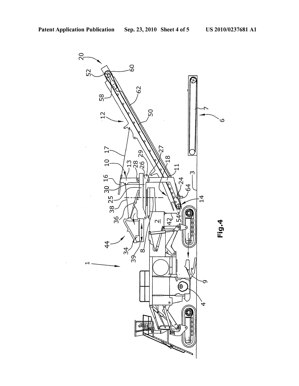 Mining Machine, In Particular Surface Miner, As Well As Method For The Removal And Installation Of A Transport Device In A Mining Machine - diagram, schematic, and image 05