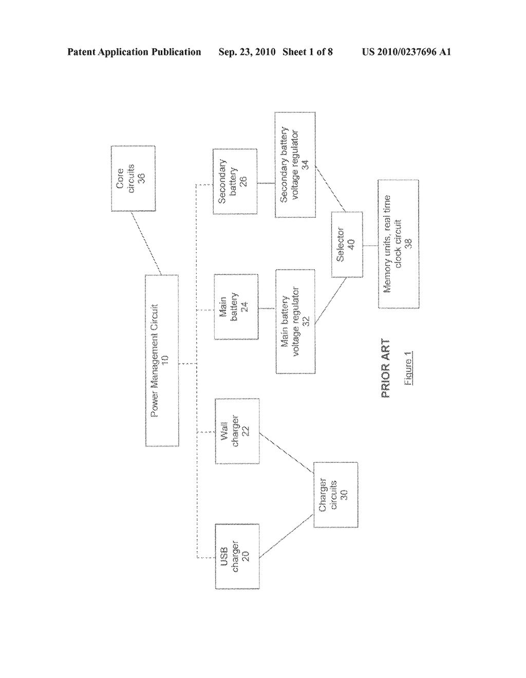 POWER MANAGEMENT ARRANGEMENT FOR A MOBILE DEVICE - diagram, schematic, and image 02