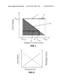 SYSTEM AND METHOD FOR CONTROLLING THE OPERATION PARAMETERS OF A DISPLAY IN RESPONSE TO CURRENT DRAW diagram and image