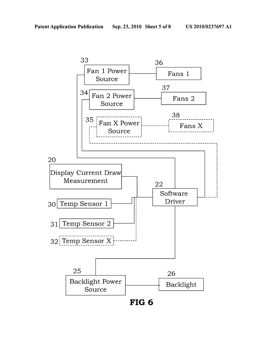 SYSTEM AND METHOD FOR CONTROLLING THE OPERATION PARAMETERS OF A DISPLAY IN RESPONSE TO CURRENT DRAW - diagram, schematic, and image 06