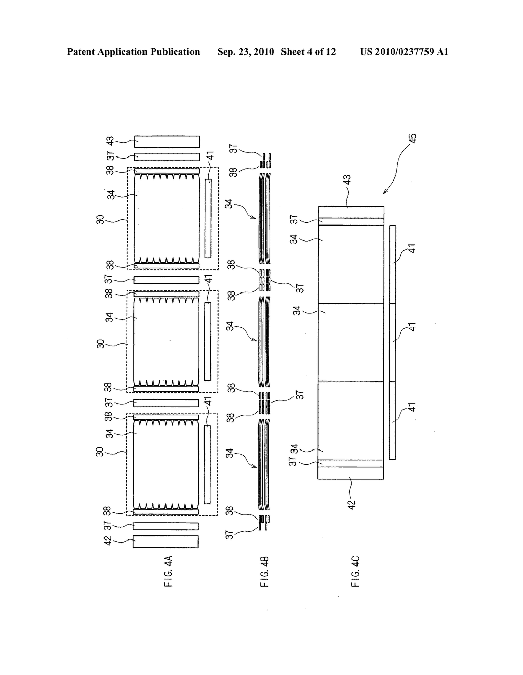 Plasma tube array-type display sub-module and display device - diagram, schematic, and image 05