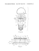 LAMP HAVING OUTER SHELL TO RADIATE HEAT OF LIGHT SOURCE diagram and image