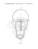 LAMP HAVING OUTER SHELL TO RADIATE HEAT OF LIGHT SOURCE diagram and image