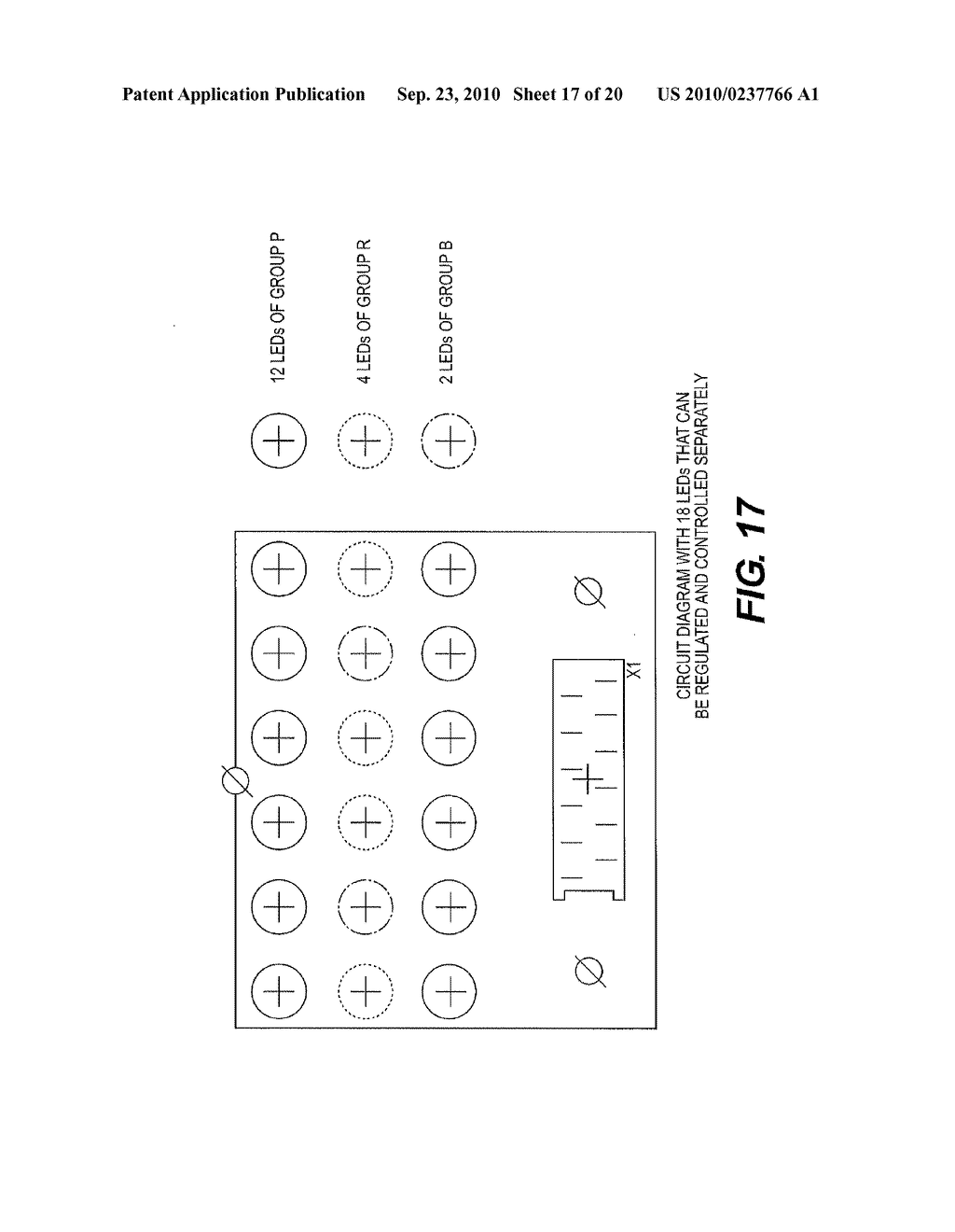 LED MODULE, LED ILLUMINATION MEANS, AND LED LAMP FOR THE ENERGY-EFFICIENT REPRODUCTION OF WHITE LIGHT - diagram, schematic, and image 18