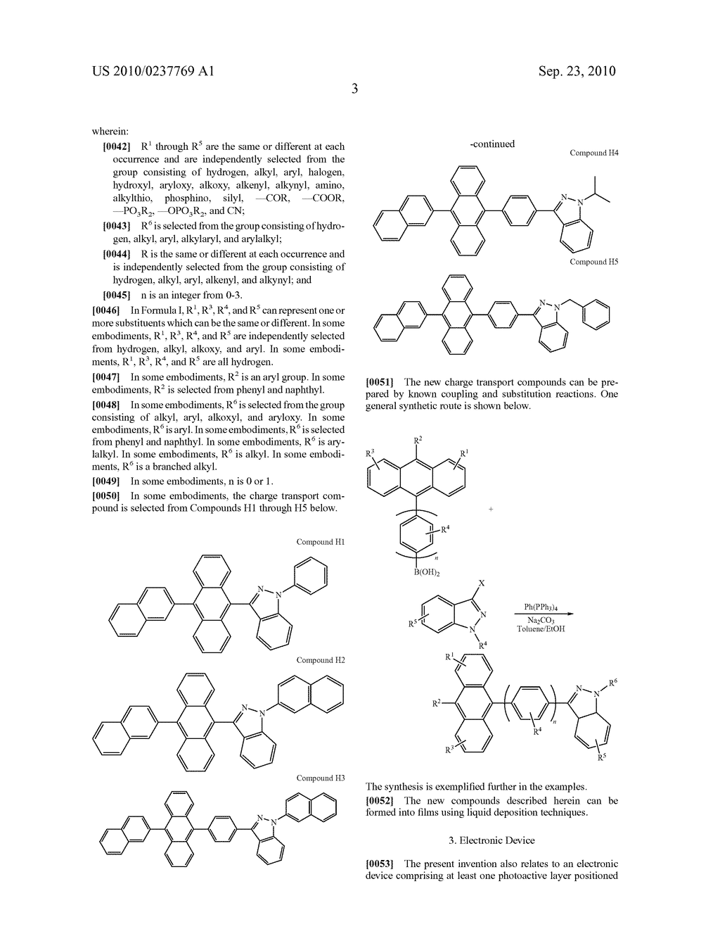 CHARGE TRANSPORT MATERIALS FOR LUMINESCENT APPLICATIONS - diagram, schematic, and image 05