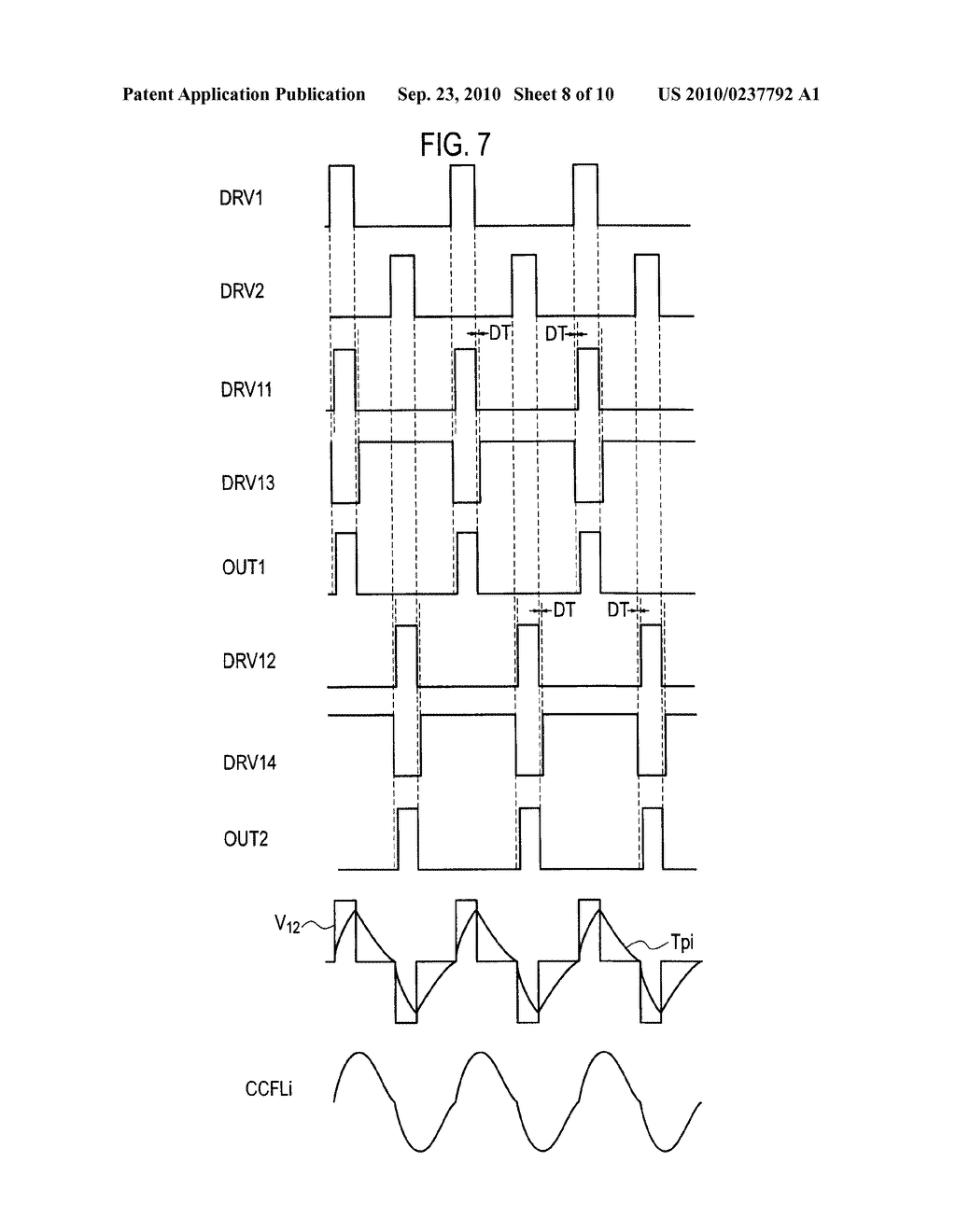 DISCHARGE TUBE POWER SUPPLY APPARATUS AND SEMICONDUCTOR INTEGRATED CIRCUIT - diagram, schematic, and image 09