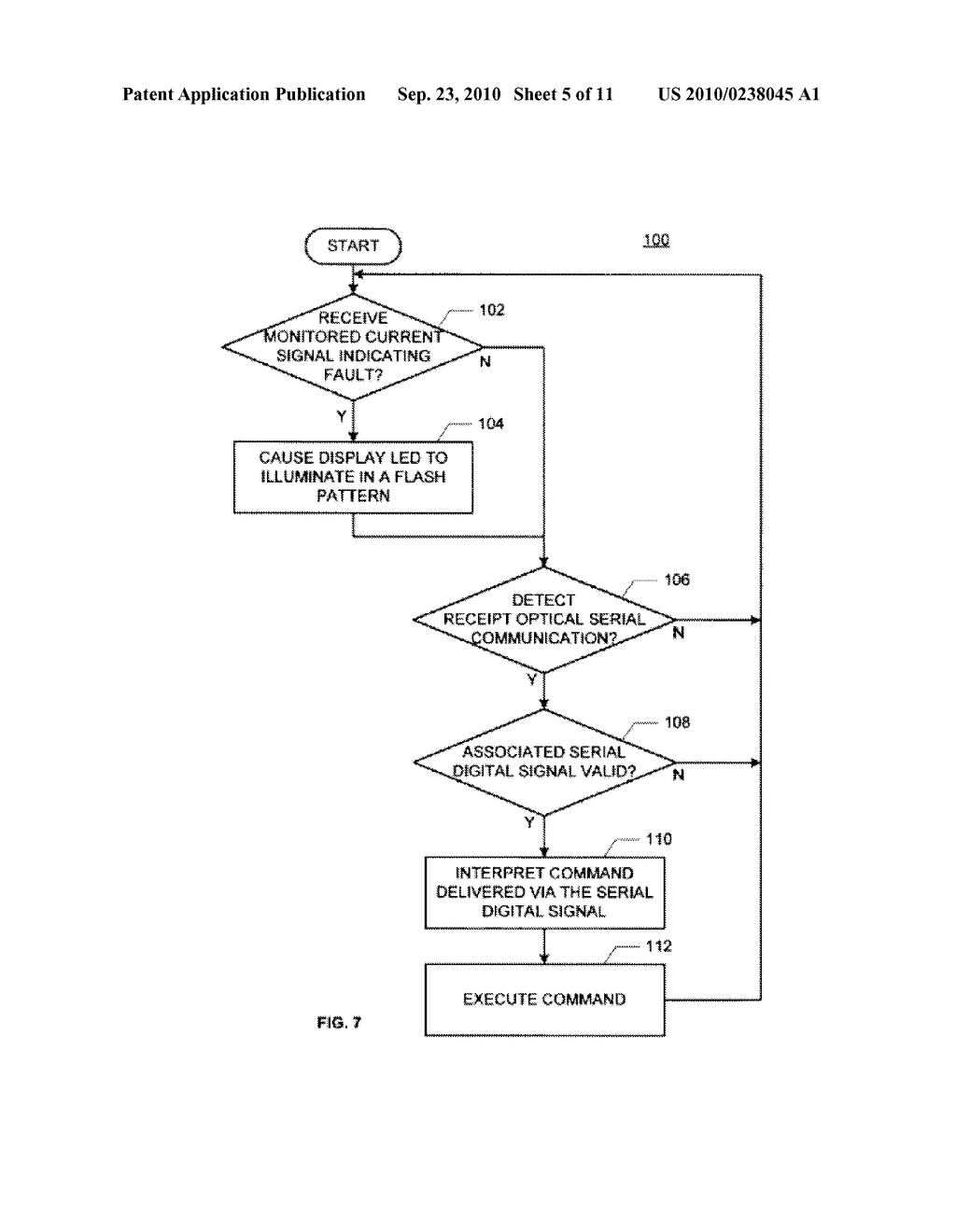 SYSTEM, A TOOL AND A METHOD FOR COMMUNICATING WITH A FAULTED CIRCUIT INDICATOR USING A DISPLAY - diagram, schematic, and image 06