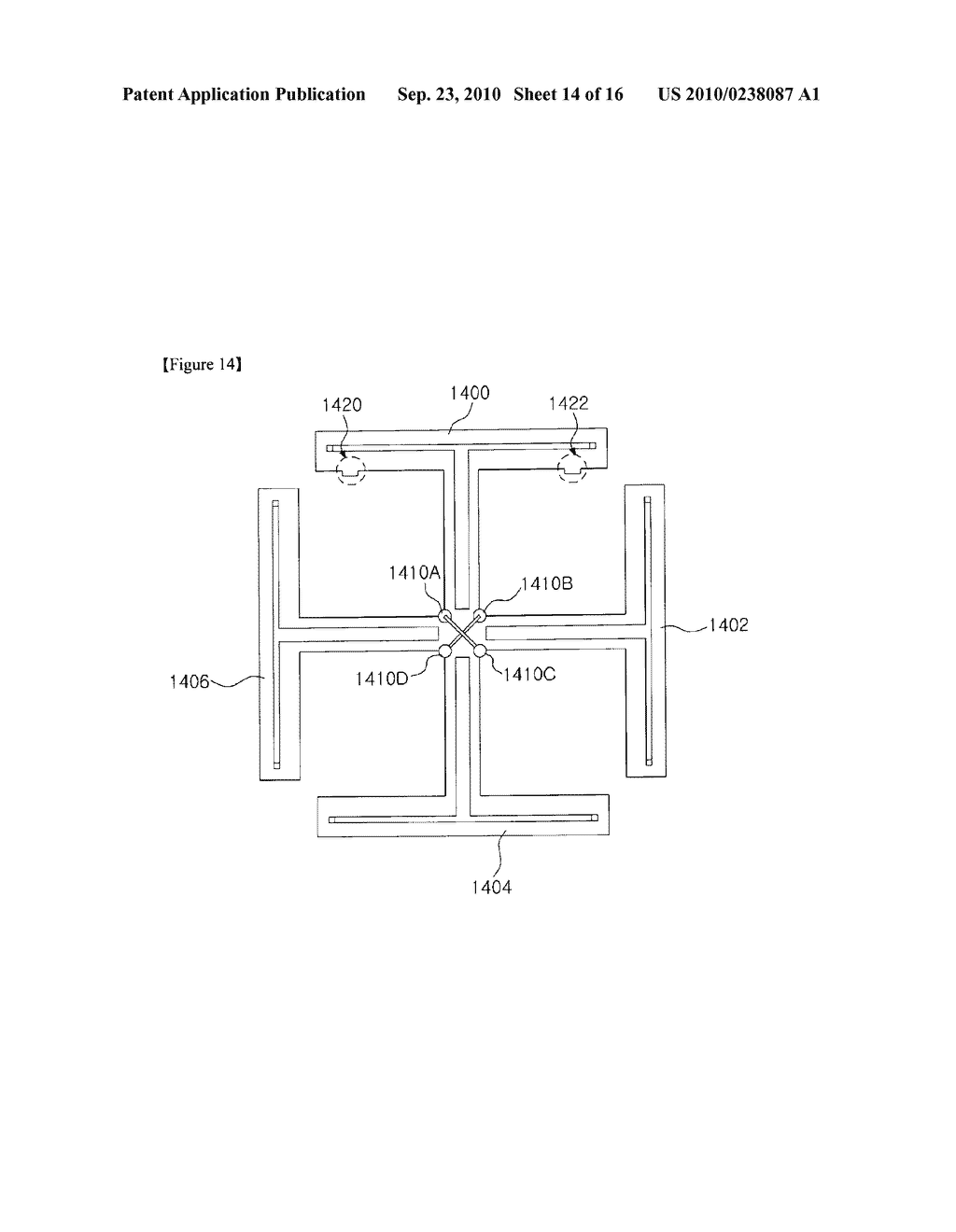 ANTENNA FOR CONTROLLING A DIRECTION OF A RADIATION PATTERN - diagram, schematic, and image 15