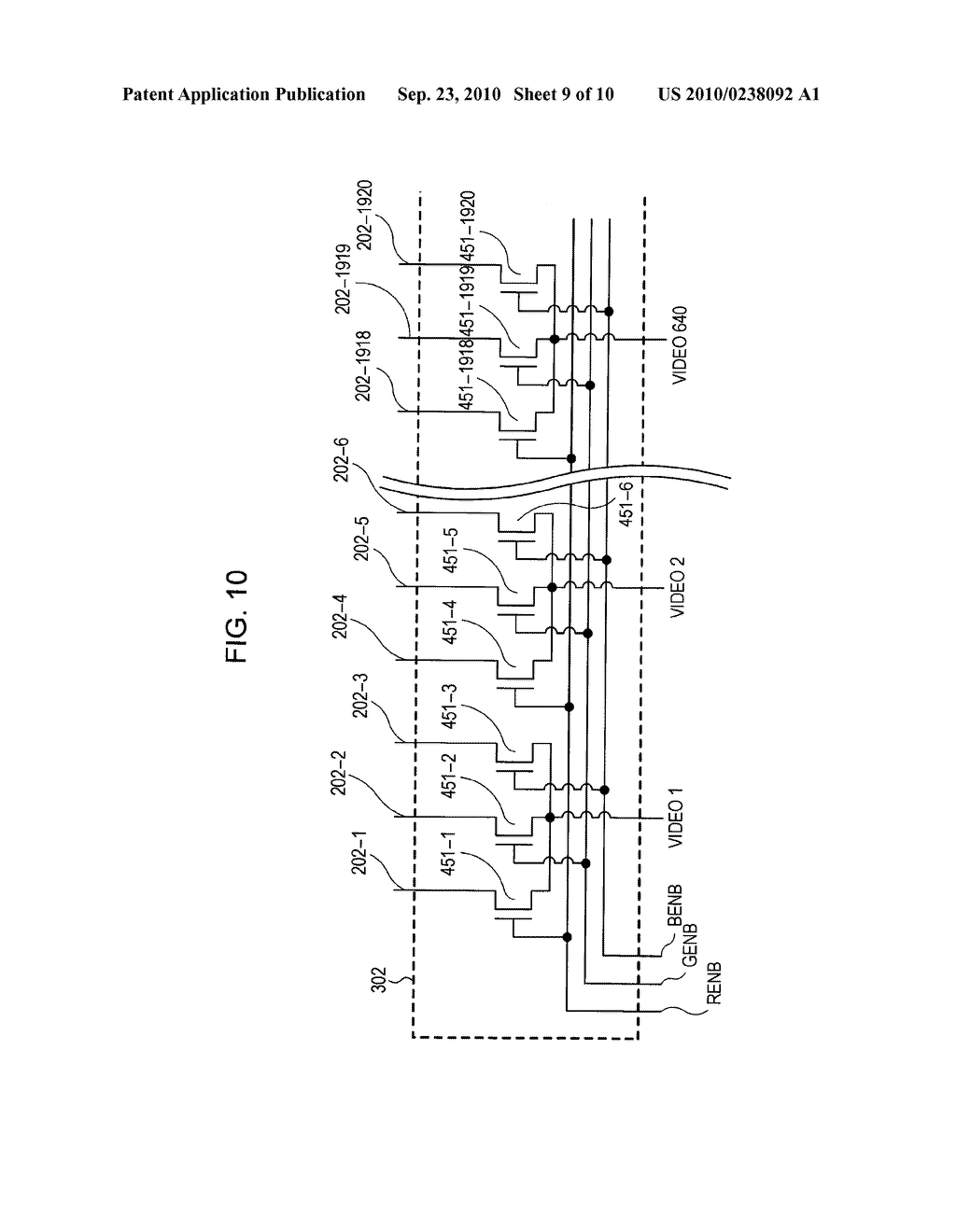 SCANNER, ELECTRO-OPTICAL PANEL, ELECTRO-OPTICAL DISPLAY DEVICE AND ELECTRONIC APPARATUS - diagram, schematic, and image 10