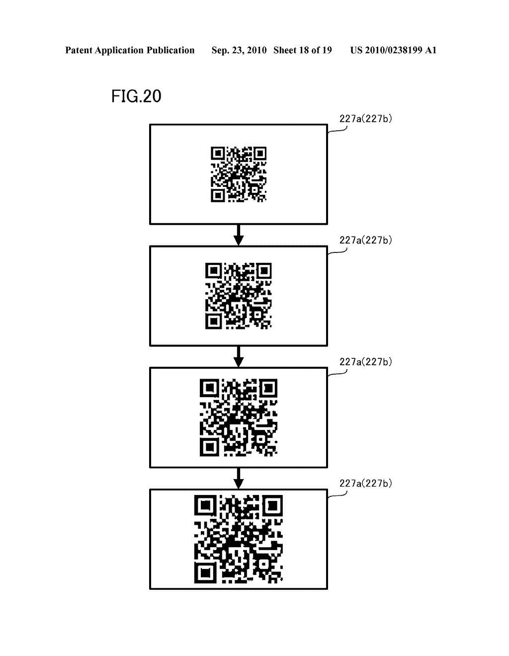 TWO-DIMENSIONAL CODE DISPLAY SYSTEM, TWO-DIMENSIONAL CODE DISPLAY METHOD, AND PROGRAM - diagram, schematic, and image 19