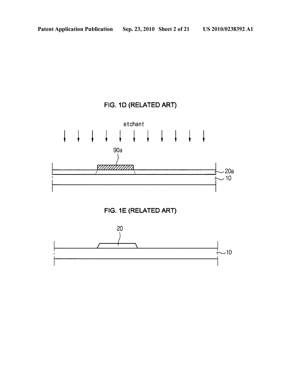 ARRAY SUBSTRATE, LIQUID CRYSTAL DISPLAY DEVICE HAVING THE SAME, AND MANUFACTURING METHOD THEREOF - diagram, schematic, and image 03