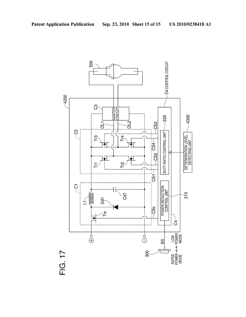 DISCHARGE LAMP DRIVE DEVICE, DISCHARGE LAMP DRIVE METHOD, LIGHT SOURCE DEVICE, AND PROJECTOR - diagram, schematic, and image 16