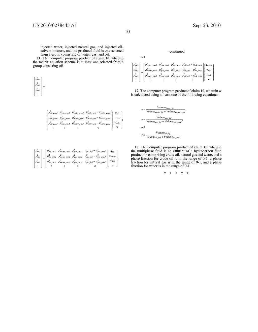 METHOD AND APPARATUS FOR DETERMINING VOLUME FRACTIONS IN A MULTIPHASE FLOW - diagram, schematic, and image 16