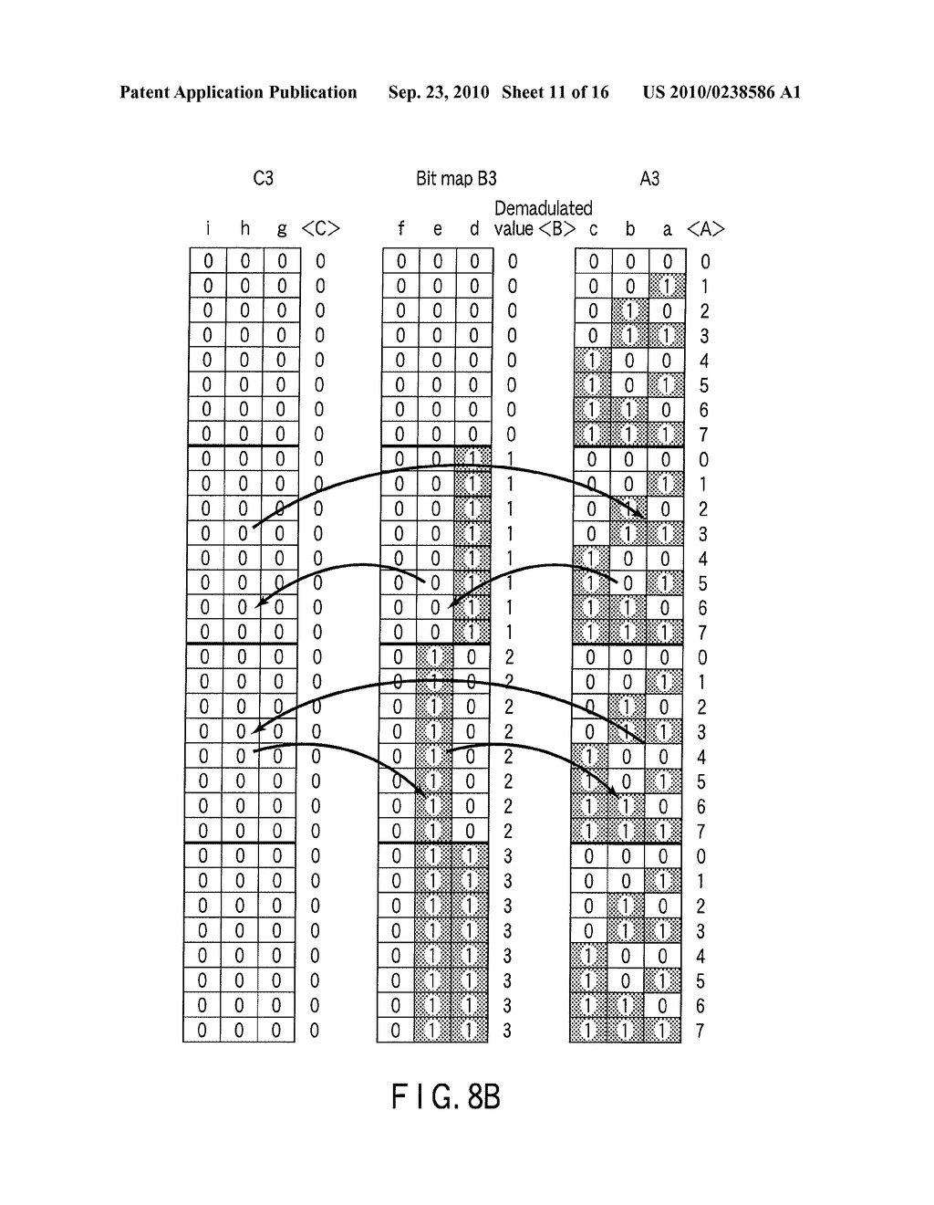 ARRANGEMENT METHOD OF SERVO PATTERN OF PATTERNED MEDIUM, PATTERNED MEDIUM, AND INFORMATION STORAGE DEVICE - diagram, schematic, and image 12