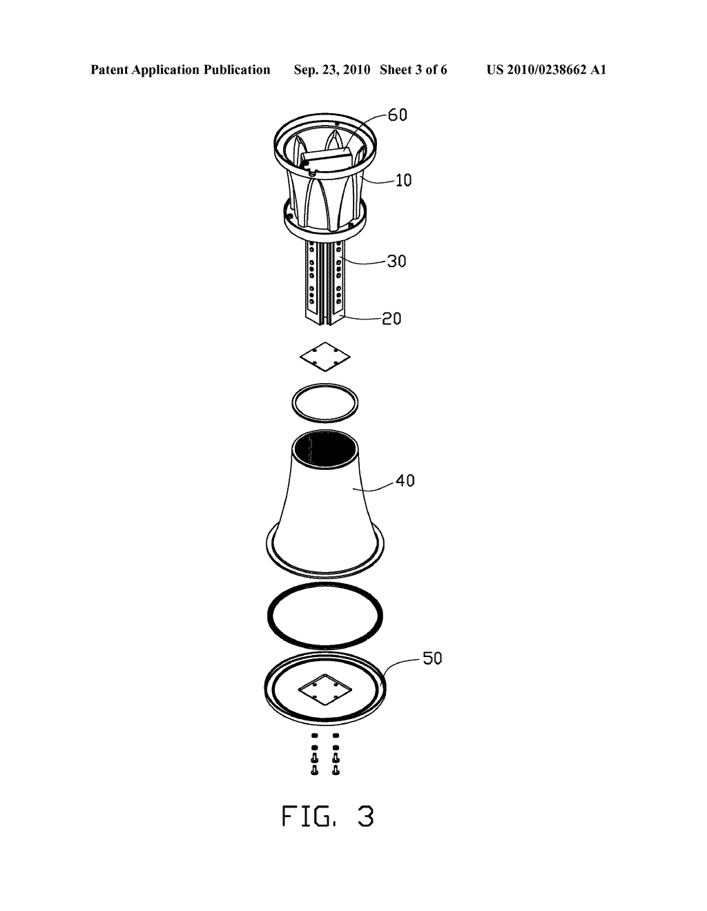 OUTDOOR LAMP HAVING WATERPROOF FASTENING ASSEMBLY - diagram, schematic, and image 04