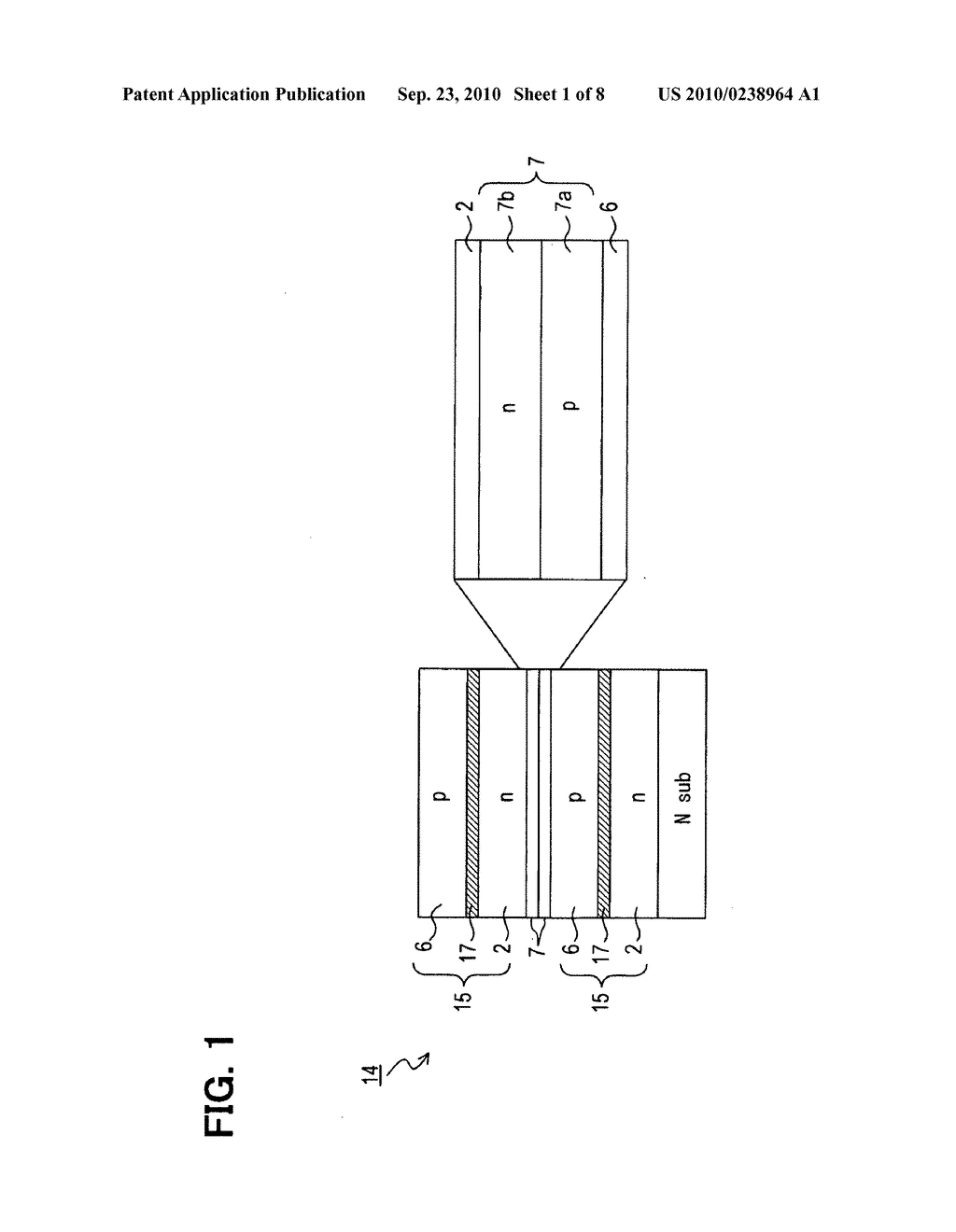 Semiconductor laser structure - diagram, schematic, and image 02