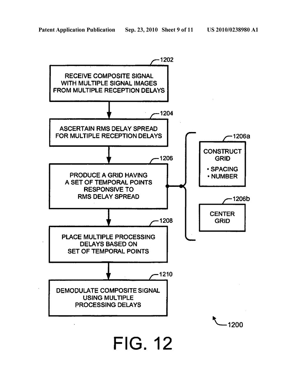 Signal Reception with Adjustable Processing Delay Placement - diagram, schematic, and image 10