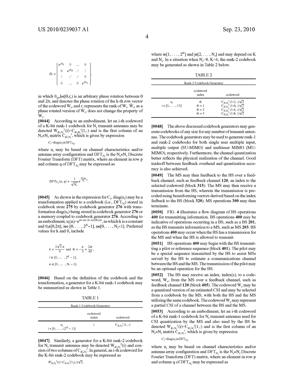 System and Method for Wireless Communications with Codebook Quantization - diagram, schematic, and image 08