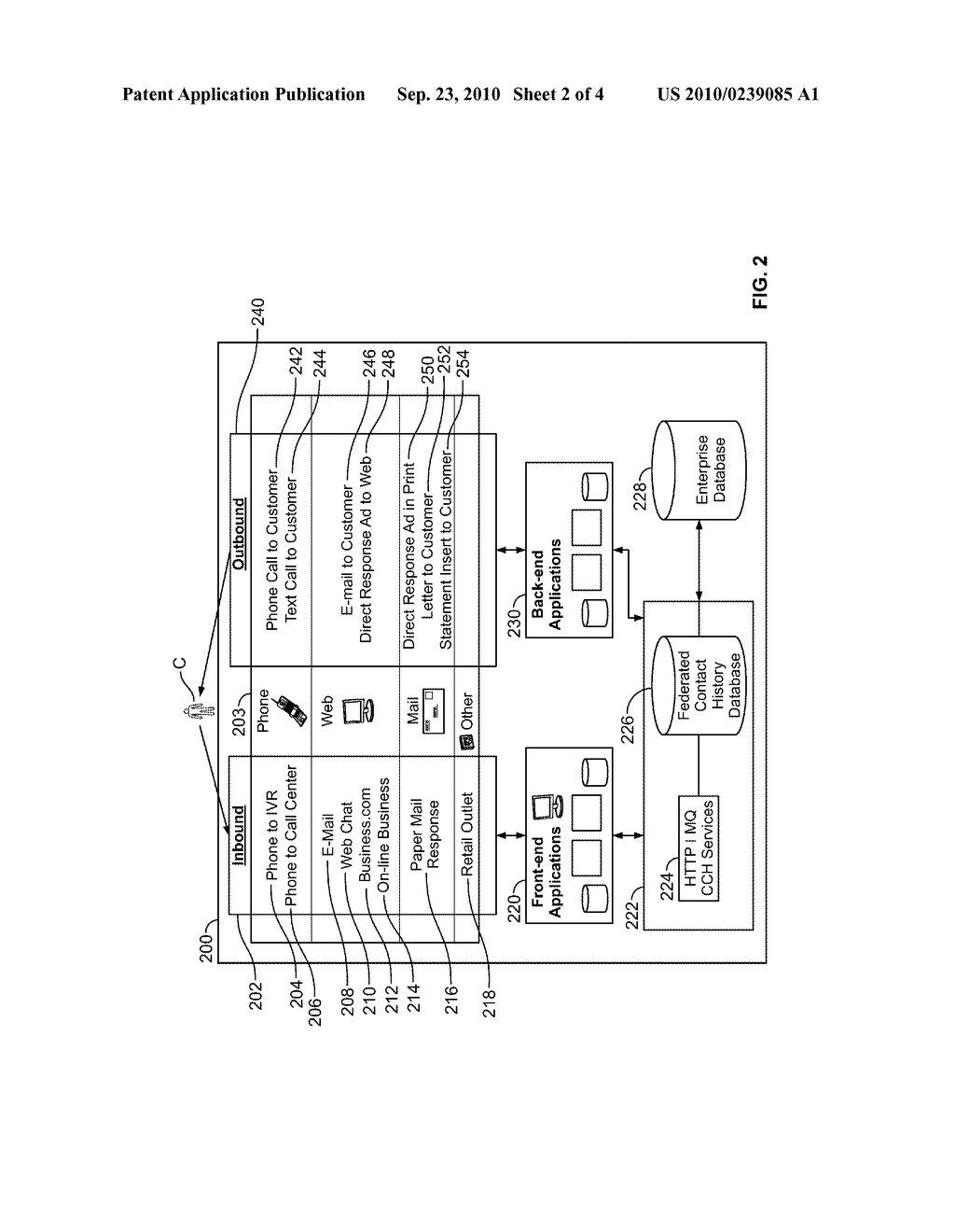 CROSS CHANNEL CONTACT HISTORY MANAGEMENT - diagram, schematic, and image 03