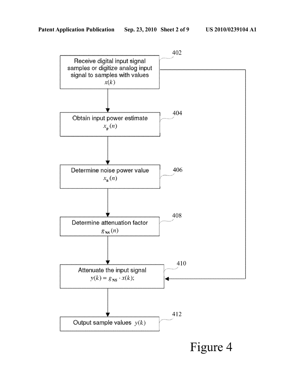 System for Attenuating Noise in an Input Signal - diagram, schematic, and image 03