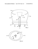 BRUSH HEAD FOR USE ON A CONTAINER FOR DISPENSING A COMPOSITION diagram and image