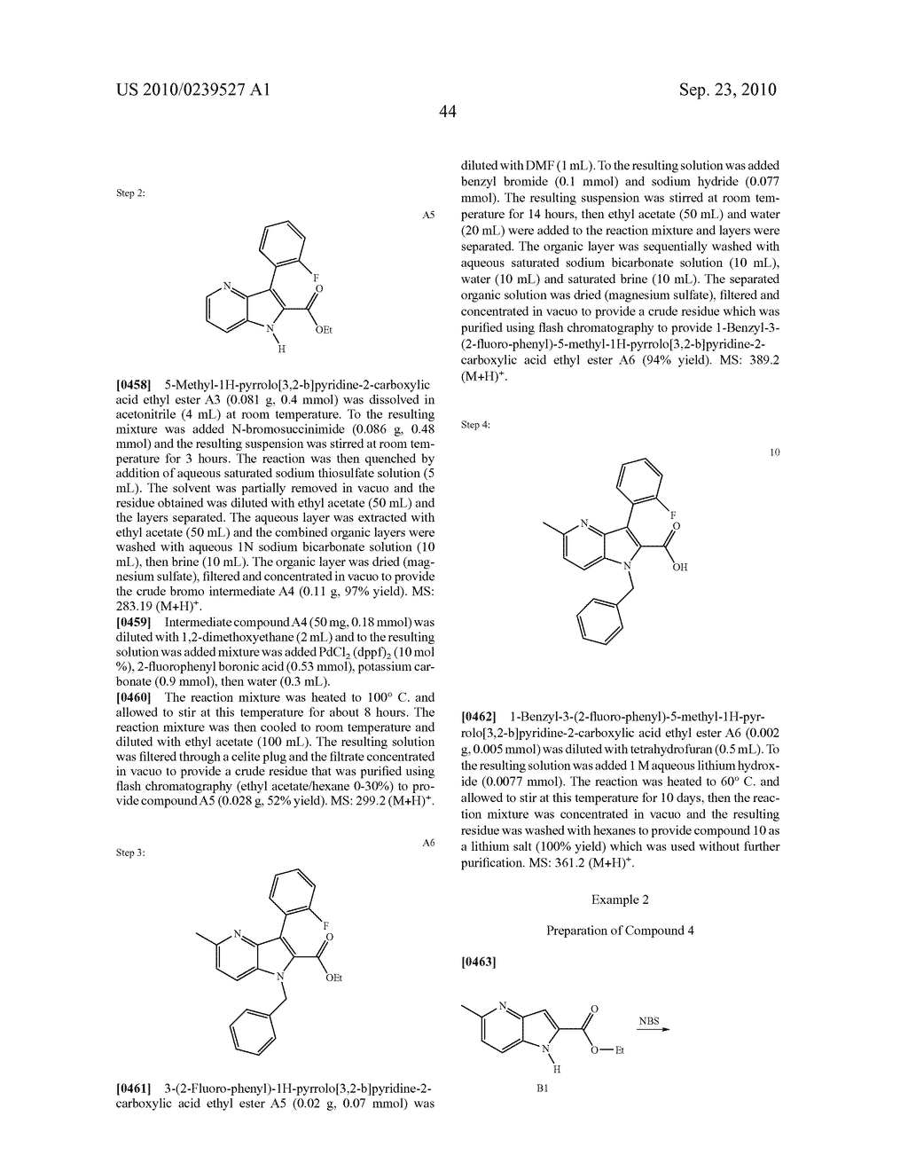 2,3-SUBSTITUTED AZAINDOLE DERIVATIVES FOR TREATING VIRAL INFECTIONS - diagram, schematic, and image 45