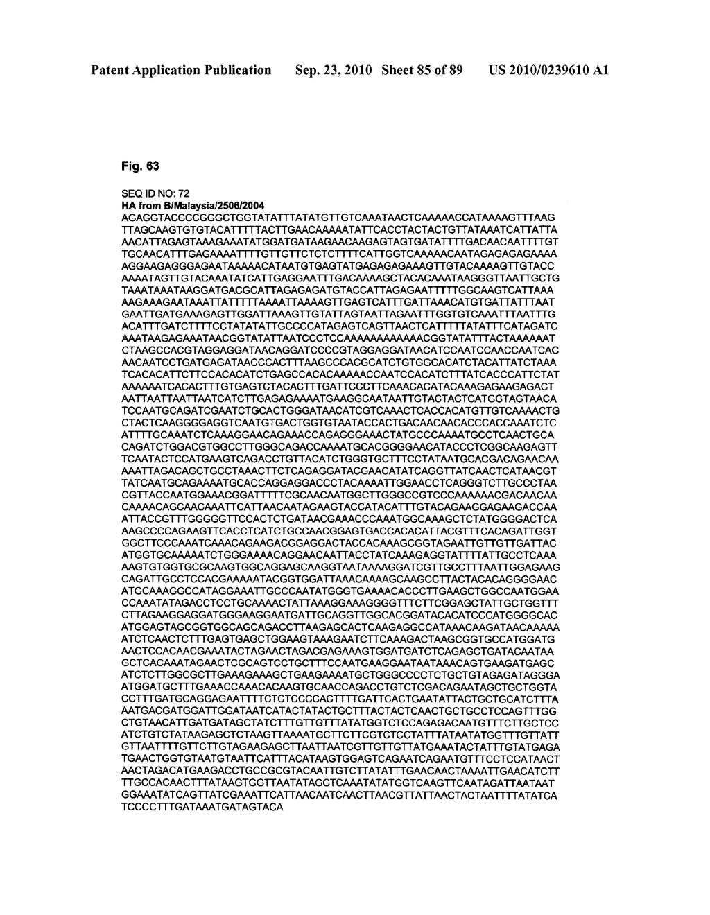 INFLUENZA VIRUS-LIKE PARTICLES (VLPS) COMPRISING HEMAGGLUTININ PRODUCED WITHIN A PLANT - diagram, schematic, and image 86