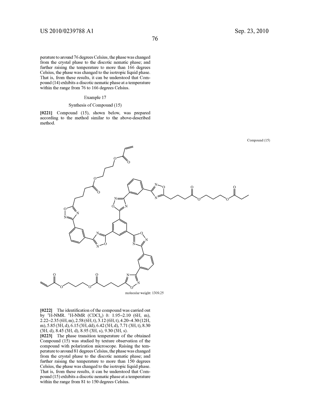 OPTICAL FILM, RETARDATION PLATE, ELLIPTICA POLARIZING PLATE, LIQUID CRYSTAL DISPLAY DEVICE AND COMPOUND - diagram, schematic, and image 77