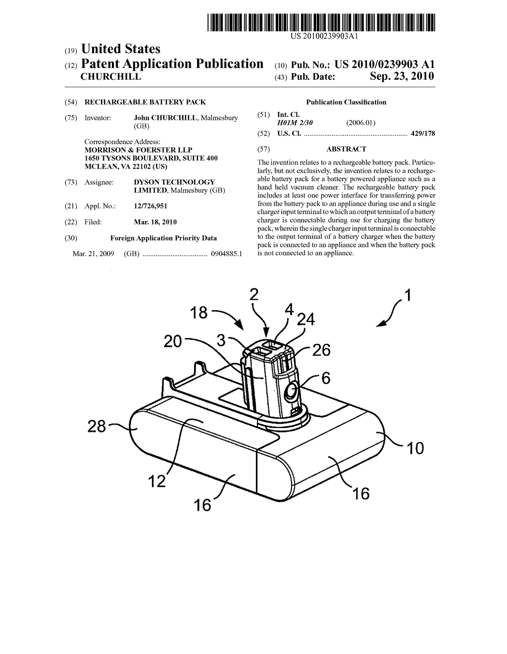 RECHARGEABLE BATTERY PACK - diagram, schematic, and image 01