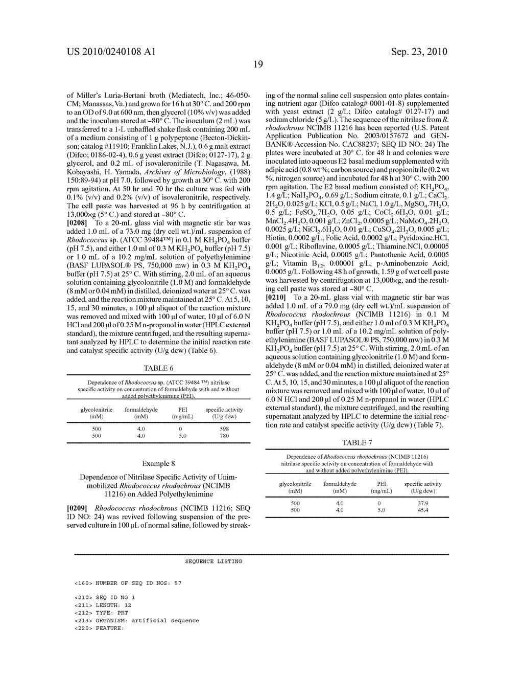 SEQUESTRATION OF FORMALDEHYDE TO STABILIZE NITRILASE SPECIFIC ACTIVITY WHEN CONVERTING GLYCOLONITRILE TO GLYCOLIC ACID - diagram, schematic, and image 27