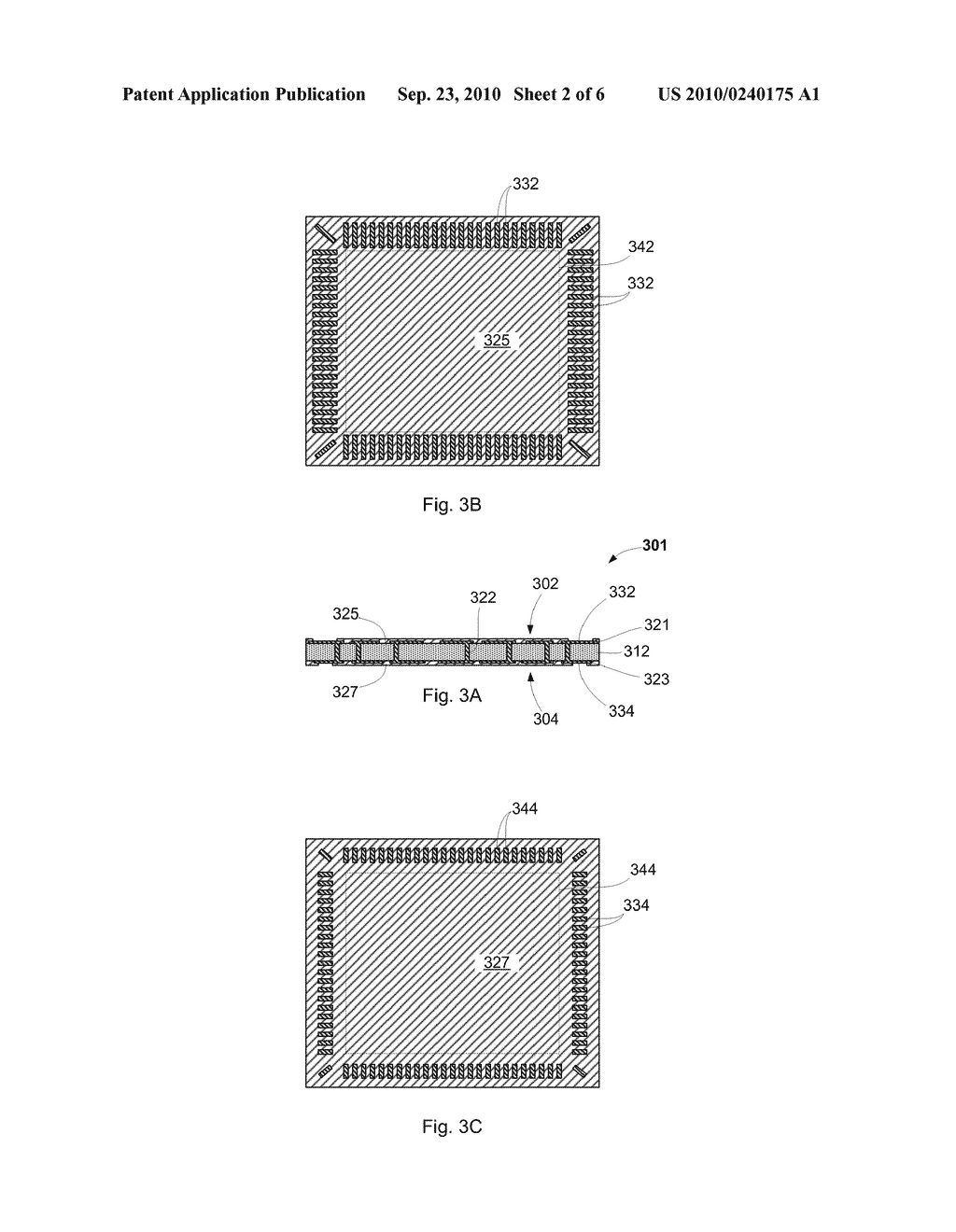 METHOD FOR MAKING A STACKED PACKAGE SEMICONDUCTOR MODULE HAVING PACKAGES STACKED IN A CAVITY IN THE MODULE SUBSTRATE - diagram, schematic, and image 03