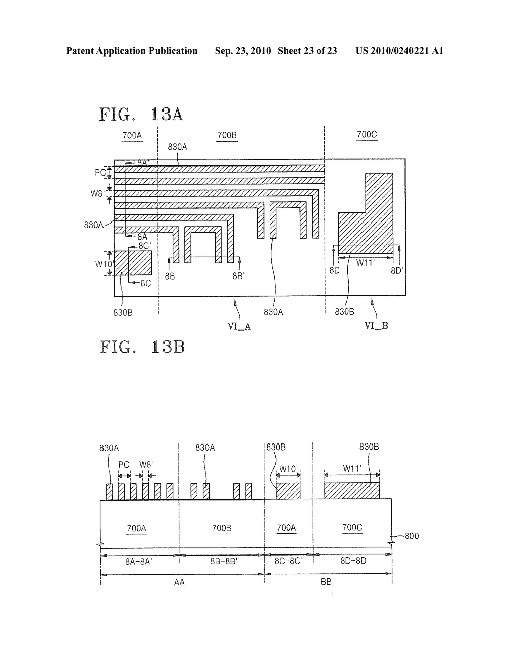 Methods of Forming Patterns for Semiconductor Devices - diagram, schematic, and image 24