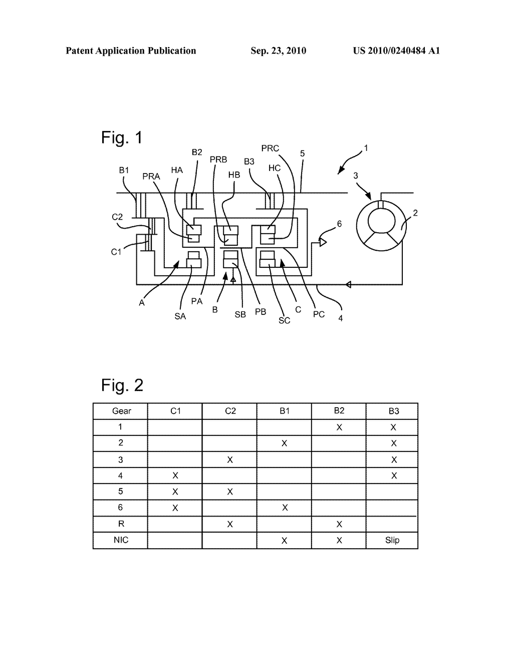 METHOD AND DEVICE FOR CONTROLLING AN AUTOMATIC TRANSMISSION - diagram, schematic, and image 02