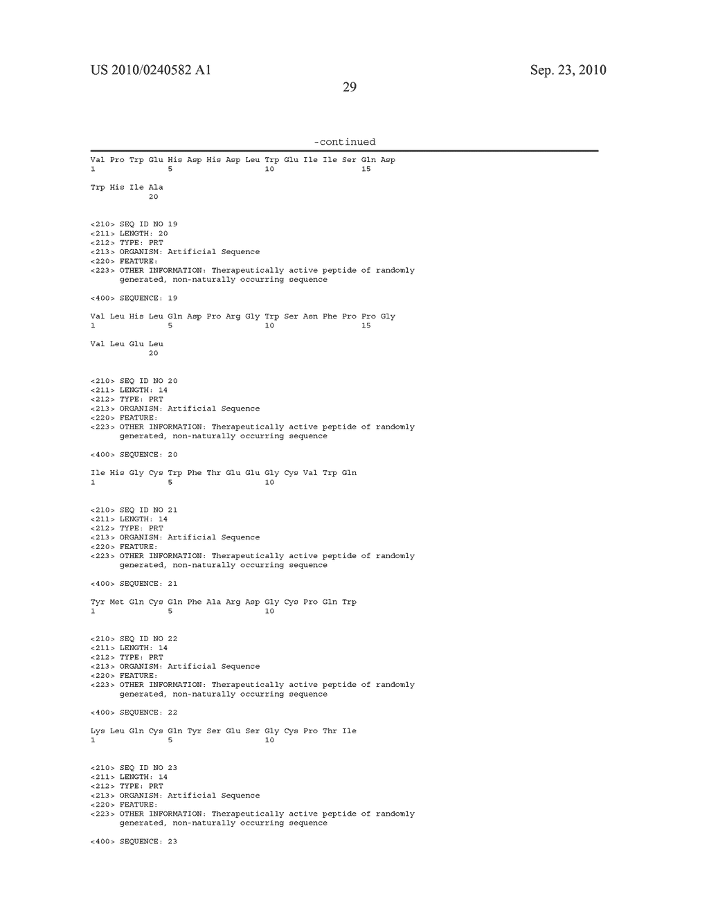 Peptides and related molecules that modulate nerve growth factor activity - diagram, schematic, and image 39