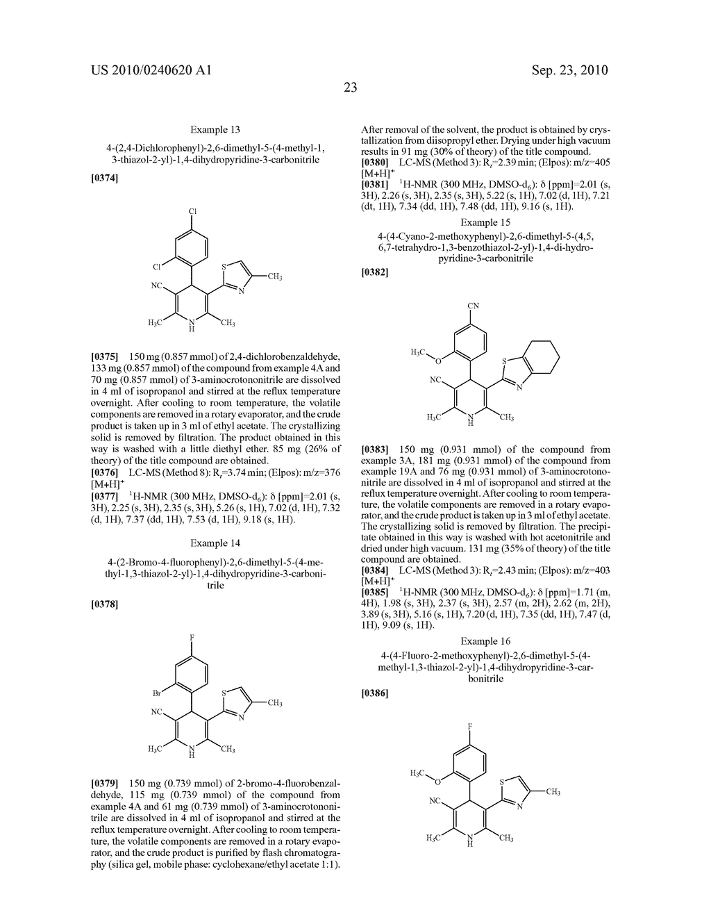 3-Cyano-5-thiazaheteroaryl-dihydropyridine and the use thereof for the treatment of cardiovascular diseases - diagram, schematic, and image 24