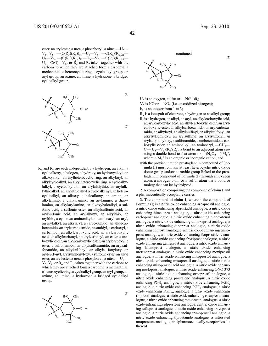 NITRIC OXIDE ENHANCING PROSTAGLANDIN COMPOUNDS, COMPOSITIONS AND METHODS OF USE - diagram, schematic, and image 43