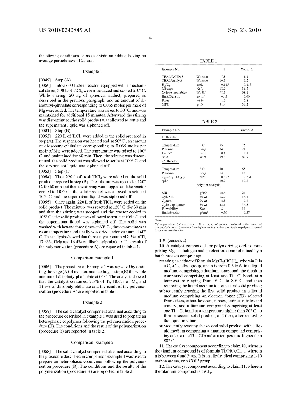 Catalyst component for the polymerization of olefins - diagram, schematic, and image 05