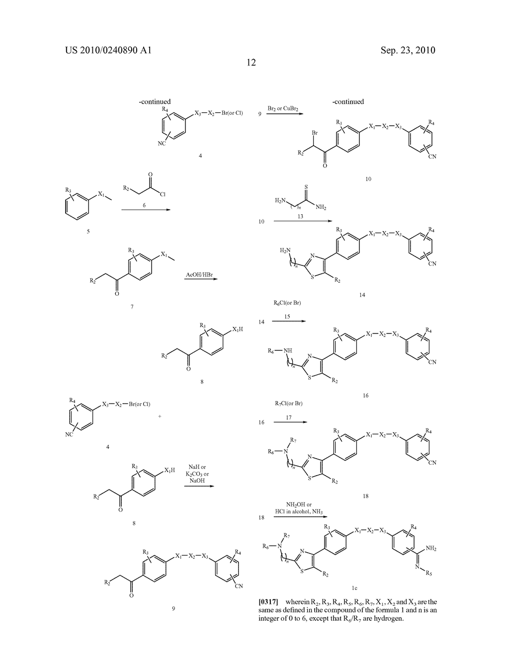 Novel benzamidine derivatives, process for the preparation thereof and pharmaceutical composition comprising the same - diagram, schematic, and image 13