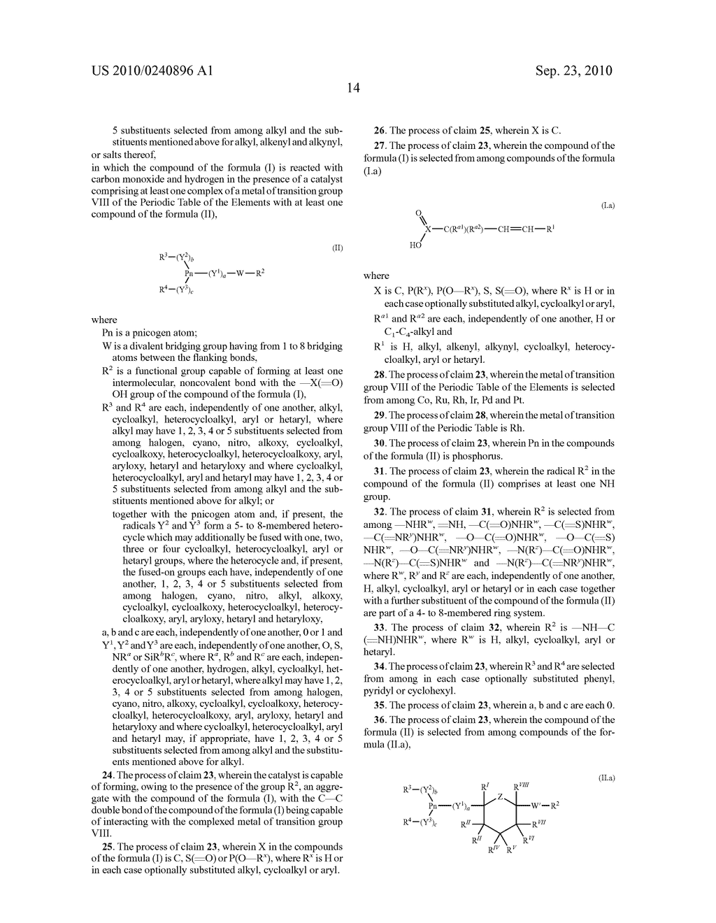 METHOD FOR HYDROFORMYLATION - diagram, schematic, and image 15