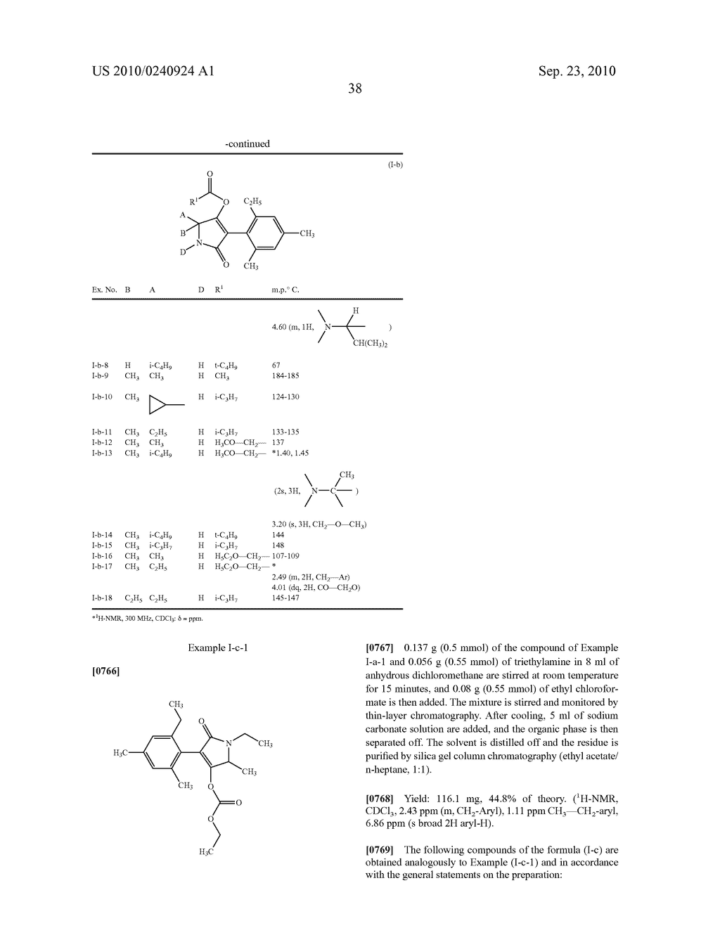 2-ETHYL-4,6-DIMETHYL-PHENYL-SUBSTITUTED TETRAMIC ACID DERIVATIVES AS PEST CONTROL AGENTS AND/OR HERBICIDES - diagram, schematic, and image 39