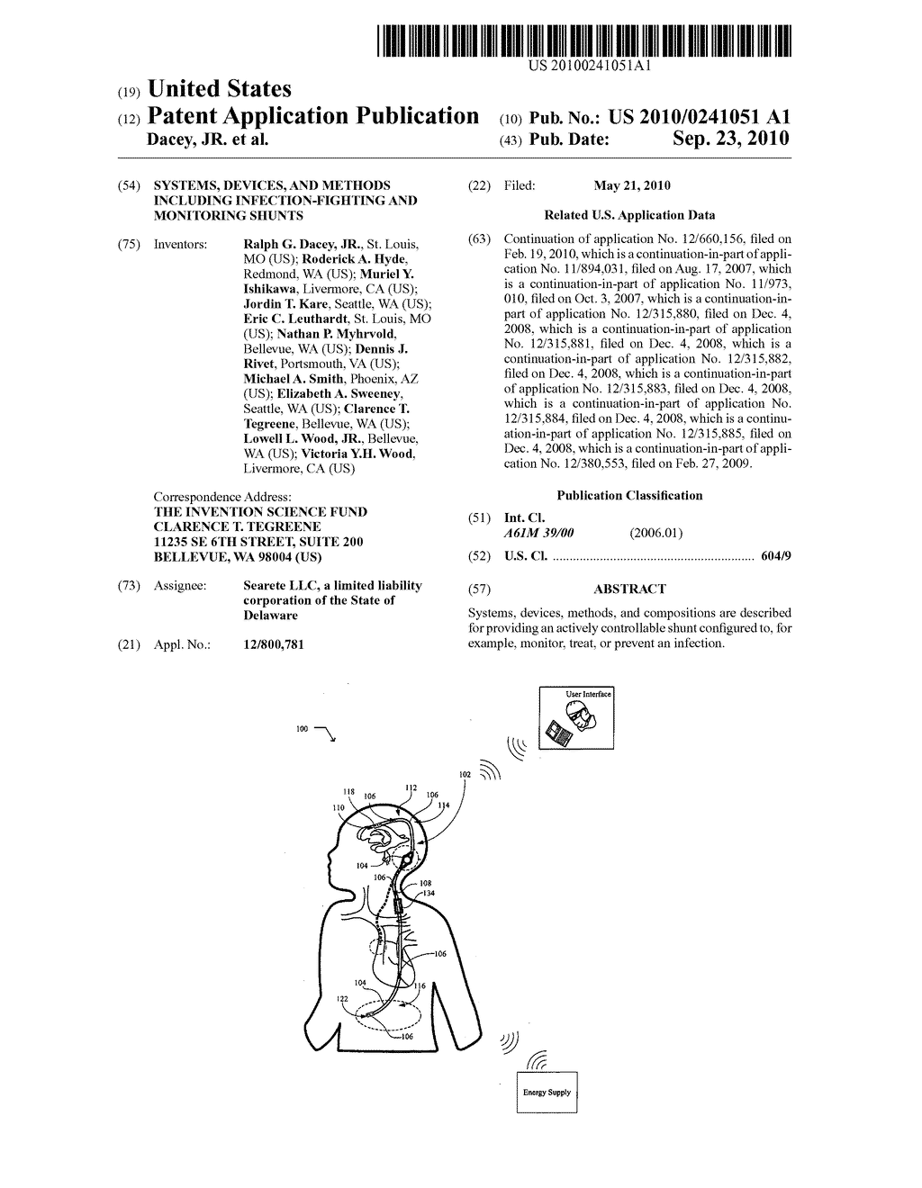 Systems, devices, and methods including infection-fighting and monitoring shunts - diagram, schematic, and image 01