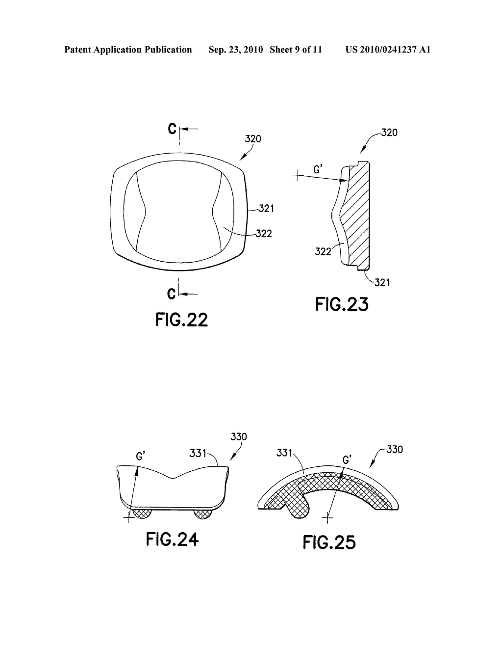 FIXED BEARING JOINT ENDOPROSTHESIS WITH COMBINED CONGRUENT - INCONGRUENT PROSTHETIC ARTICULATIONS - diagram, schematic, and image 10